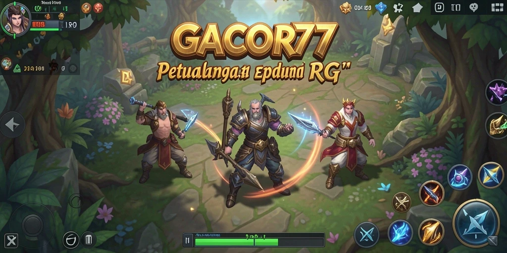 Tampilan antarmuka GACOR77 yang menawan dan mudah digunakan.