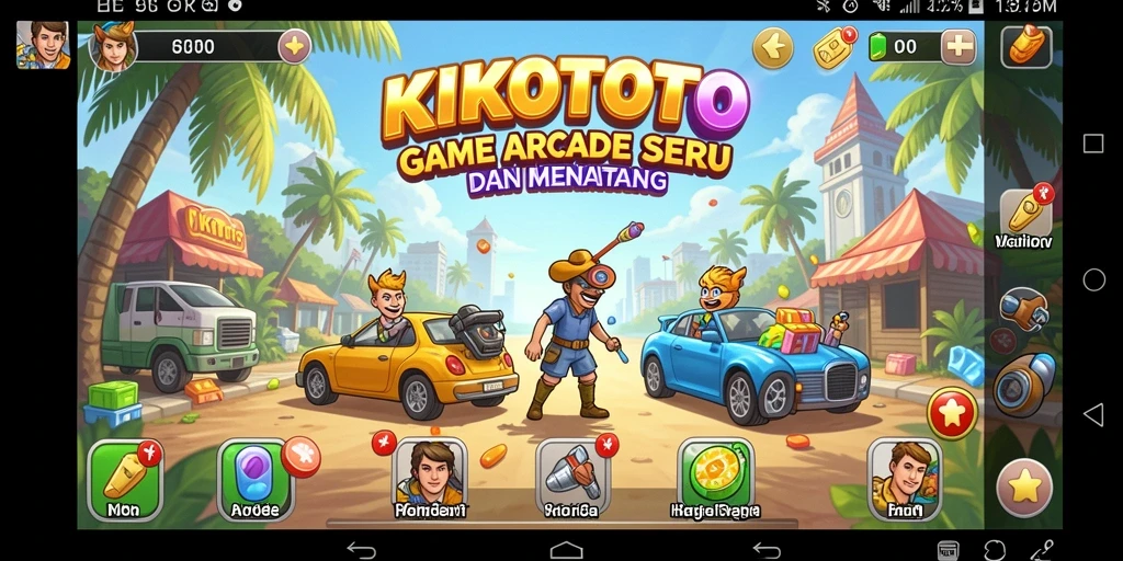 Tampilan antarmuka KIKOTOTO yang menarik dan fungsional.