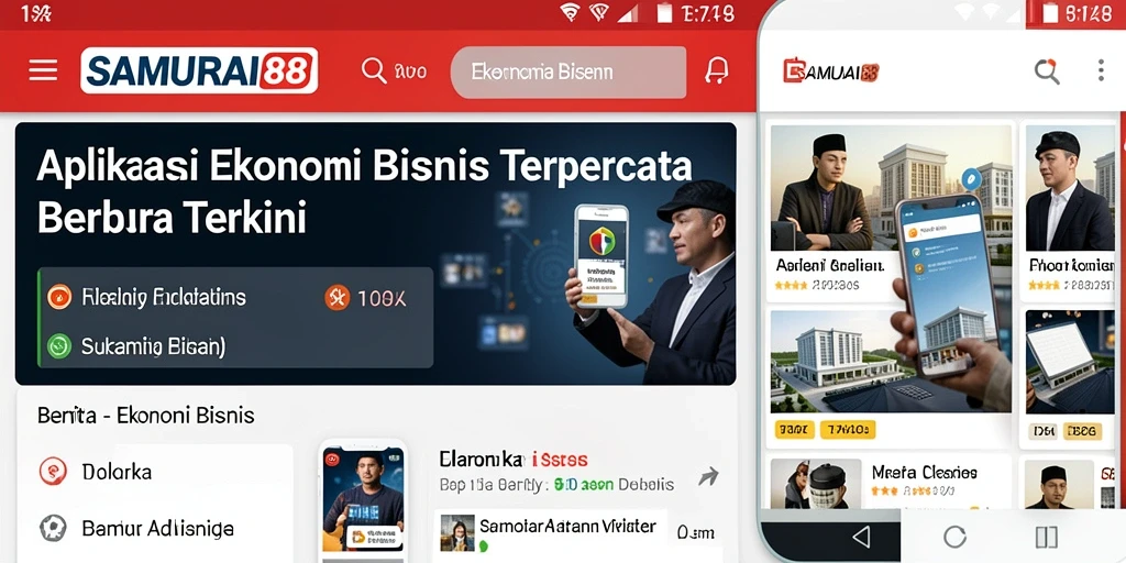 Tampilan antarmuka aplikasi SAMURAI88 yang informatif.